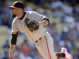 Con este triunfo, Gigantes se quedó con la serie por 3-1 ante su clásico rival californiano. AP /