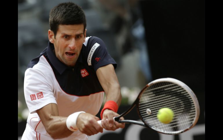 Novak Djokovic vuelve a las canchas tras perderse el torneo de Madrid. EFE /