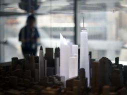 magen de un modelo a escala del World Trade Center (WTC). AFP /