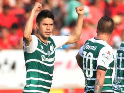 Oribe Peralta reconoció el esfuerzo para que pudiera salir del equipo Lagunero a una mejor oportunidad. MEXSPORT /