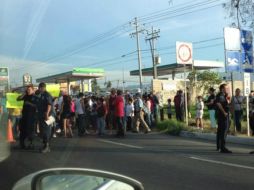 En el lugar también hubo presencia de la Policía Federal. Imagen cortesía de @licveronica  /