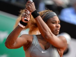 Serena tuvo un gran juego y terminó reinando en la capital italiana. AFP /