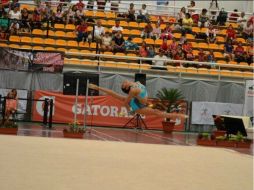 Edna será la única que competirá dentro de la Gimnasia Rítmica. Twitter: @Conade. ESPECIAL /