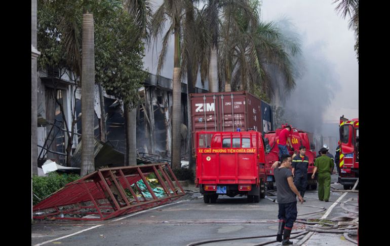 Muchas de las fábricas atacadas son taiwanesas o surcoreanas. AP /