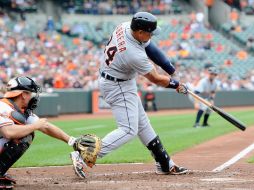 Miguel Cabrera fletó dos carreras con un sencillo en el tercer inning. AP /