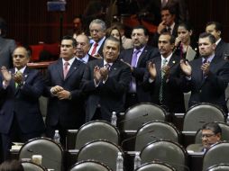 Imagen de la sesión de este jueves en la Cámara de Diputados, donde se discutieron las leyes electorales. SUN /