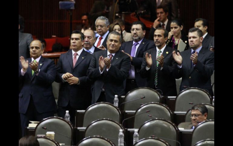 Imagen de la sesión de este jueves en la Cámara de Diputados, donde se discutieron las leyes electorales. SUN /