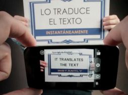 El Word Lens permite traducir textos en inglés, español, francés, alemán, italiano, portugués y ruso con sólo dirigir la cámara. ESPECIAL /