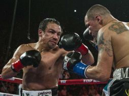 Juan Manuel Márquez dominó la pelea, en la cual hizo gala de su técnica y poder. AP /