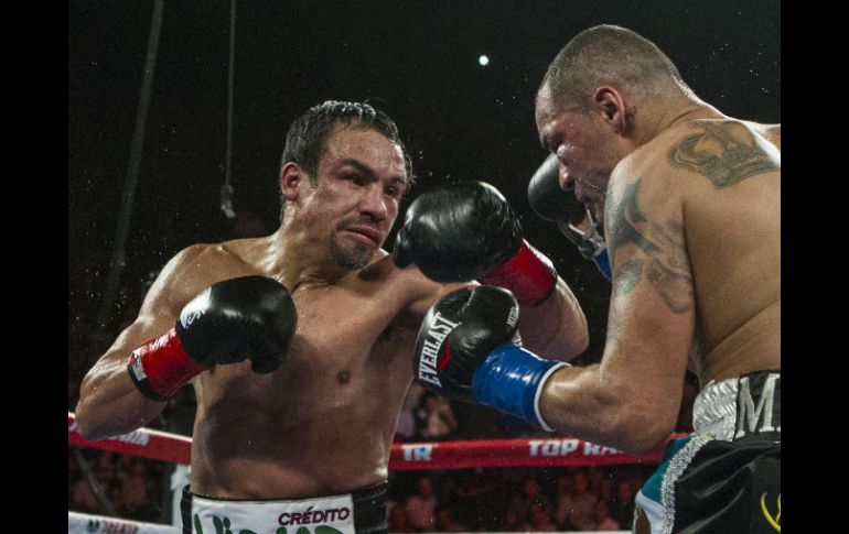 Juan Manuel Márquez dominó la pelea, en la cual hizo gala de su técnica y poder. AP /