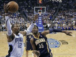 El pivot de origen jamaicano, Roy Hibbert (d), será pieza clave para mantener a los Pacers en una pelea equilibrada ante Miami. ARCHIVO /