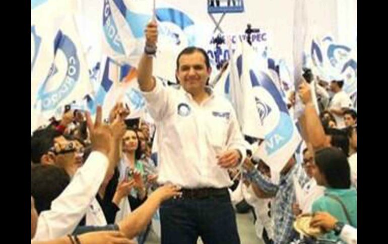 Cordero adoptó el slogan ''Unidad y cambio para ganar'' para ayudarse en la elección. SUN /