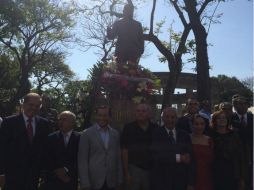 Esta mañana se llevó a cabo una guardia de honor entorno a los restos del sindicalista Francisco Silva Romero.  /