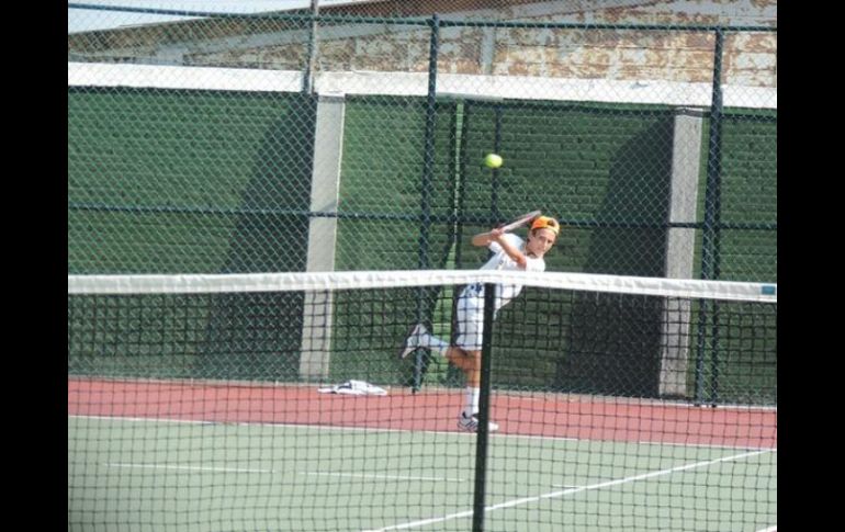 Los tenistas jalisciences han tenido una buena jornada en la Olimpiada Nacional. FOTO: @CODEJALISCO ESPECIAL /