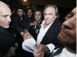 Depardieu no asistió a la fiesta el sábado por la noche porque decidió asistir a otra proyección de la película en Cannes. EFE /