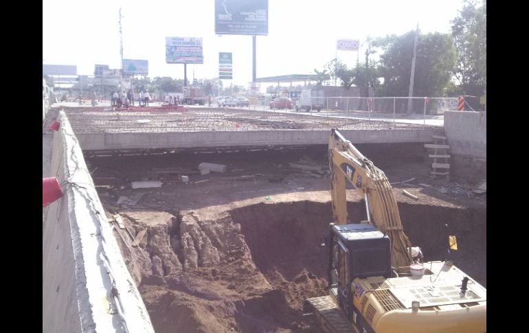 Los trabajos iniciaron en enero, por lo que la infraestructura concluirá en junio.  /