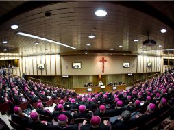 El Papa Francisco asiste a la Asamblea General de la Conferencia Episcopal italiana en el Vaticano. EFE /