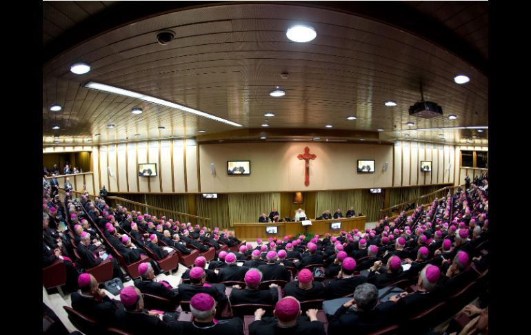 El Papa Francisco asiste a la Asamblea General de la Conferencia Episcopal italiana en el Vaticano. EFE /