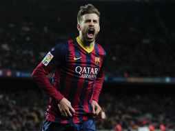 Piqué ha levantado 16 títulos con el equipo catalán. AFP /