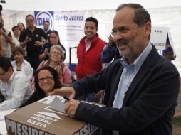 Josefina Vázquez Mota confía en que el PAN saldrá fortalecido del recién concluido proceso de elección de su dirigente nacional. ARCHIVO /