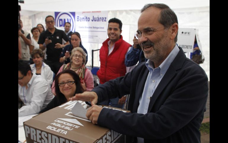 Josefina Vázquez Mota confía en que el PAN saldrá fortalecido del recién concluido proceso de elección de su dirigente nacional. ARCHIVO /