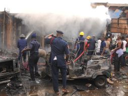 Ayer, 118 personas murieron en un doble ataque en la central ciudad de Jos. AFP /