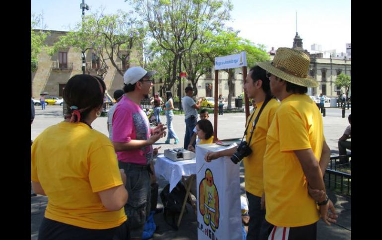 Uno de los ministerios públicos ciudadanos está instalado en la Plaza Liberación.  /