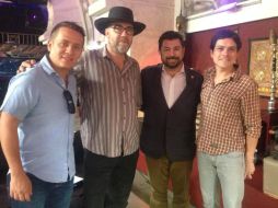 En la imagen, Demetrio Ruvalcaba, Alfonso Collignon, Rodolfo Guzmán y Julio Alvarez.  /