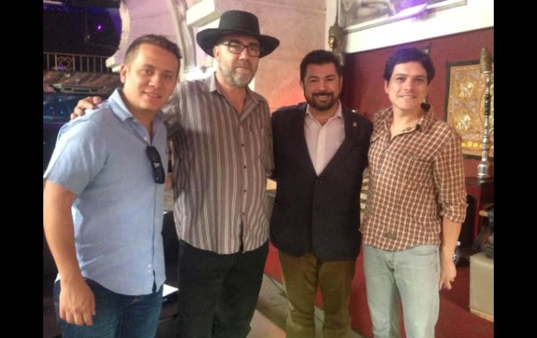 En la imagen, Demetrio Ruvalcaba, Alfonso Collignon, Rodolfo Guzmán y Julio Alvarez.  /