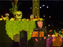 El primer actor protagoniza la adaptación teatral de 'Macario, el ahijado de la Muerte'. NTX /