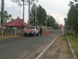 Aspecto de la entrada al Penal de Puente Grande.  /