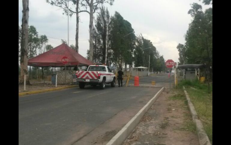 Aspecto de la entrada al Penal de Puente Grande.  /