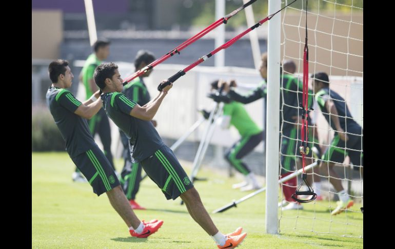 El Tri se prepara para el partido amistoso que sostendrá contra Israel. MEXSPORT /