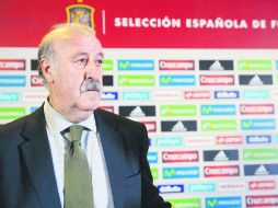 El “Bigotón” Don Vicente del Bosque llamó al juvenil atacante del Barcelona, quien no está en la prelista mundialista de 30 jugadores. EFE /