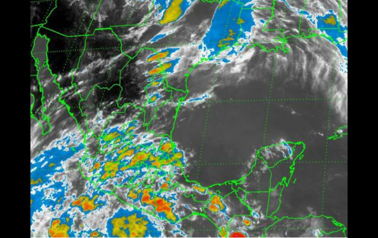 El huracán 'Amanda' se mantiene como categoría tres a mil 10 kilómetros al suroeste de Manzanillo. TOMADA DE smn.cna.gob.mx  /