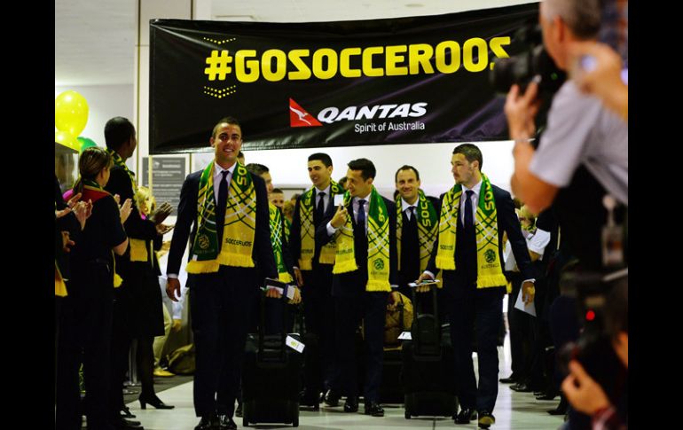 Los Socceroos ya se instalaron en Brasil para debutar ante Chile el 13 de junio. AFP /