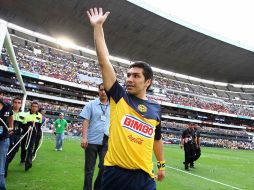 Cabañas recibió un homenaje en el Azteca en el 2011 MEXSPORT /