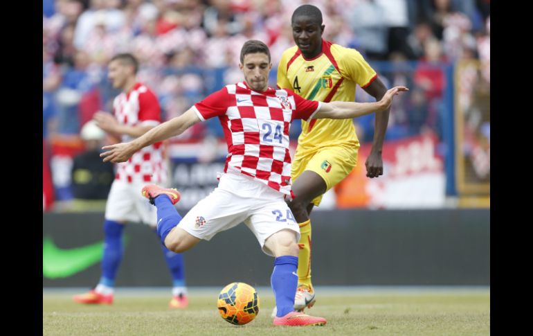 Croacia, protagonista del duelo inaugural del Mundial ante Brasil, vence 2-1 a Mali en un partido amistoso. AP /