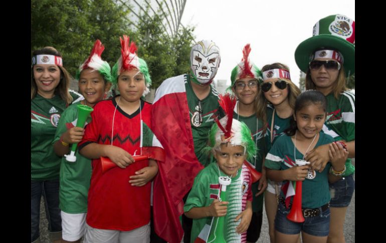 La afición tricolor impone su presencia en la ciudad estadounidense. MEXSPORT /