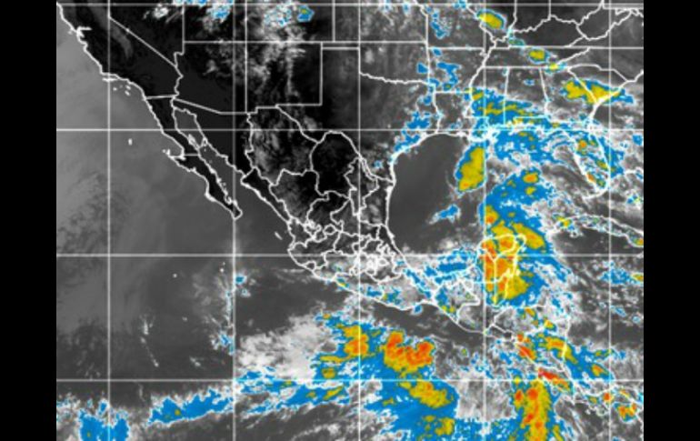 La baja presión se desplaza con vientos de hasta 50 kilómetros por hora. TOMADA DE smn.cna.gob.mx  /