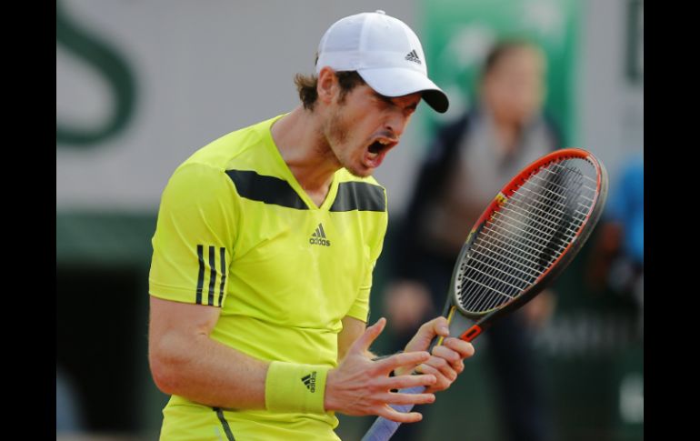 Andy tuvo que llegar al límite en el partido para poder ganarlo. AFP /