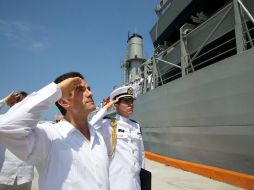 Enrique Peña Nieto conmemora el Día de la Marina en Tampico, Tamaulipas. TOMADA DE presidencia.gob.mx  /