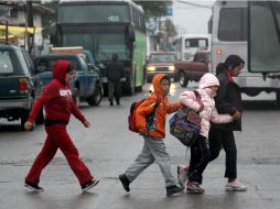 Debido al pronóstico de lluvias intensas en Chiapas no habrá clases. ARCHIVO /