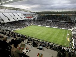 Vista general del estadio Arena Corinthians, en Sao Paulo. EFE /