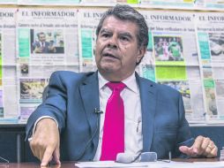 José Palacios Jiménez. El titular de Sedeco atribuye al talento local el interés de las industrias para instalarse en Jalisco.  /