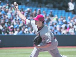 Shelby Miller maniató los bats de los Azulejos y le dio a Cardenales su tercer victoria en los últimos 11 juegos. AFP /