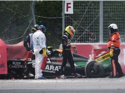 Para 'Checo', este circuito era una gran oportunidad para sumar unidades importantes en el campeonato. AFP /