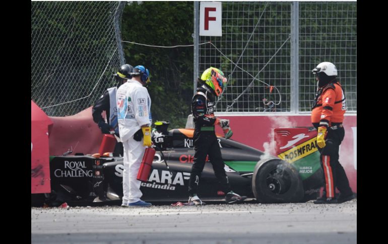 Para 'Checo', este circuito era una gran oportunidad para sumar unidades importantes en el campeonato. AFP /