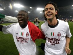 Clarence (i) y Filippo durante su época como jugadores del equipo italiano. AP /