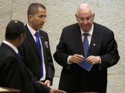 Rivlin reemplazará a Shimon Perez, premio Nobel de la Paz. EFE /